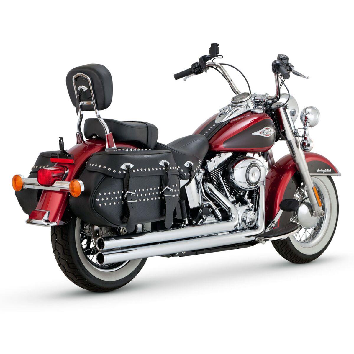 VANCE & HINES Big Shots Long Exhaust System Chrome for Harley Davidson SOFTAIL 86-11 17924