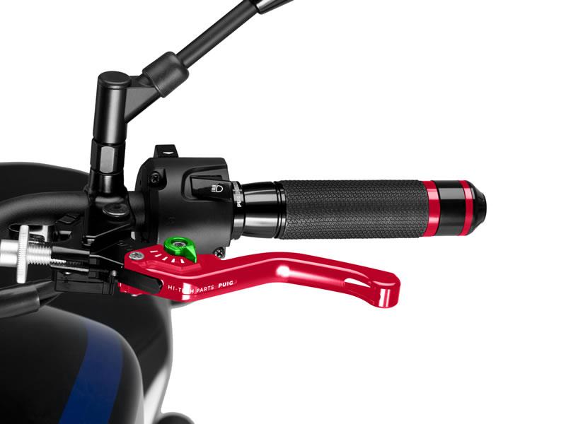 Puig Short V3 Clutch (Red Lever With Blue Selector) Green 0524R