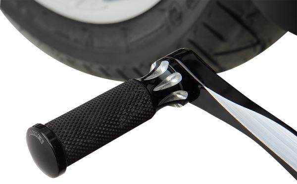 Arlen Ness Fusion Shift Peg Deep Cut Black Billet Aluminum Rubber 07-919