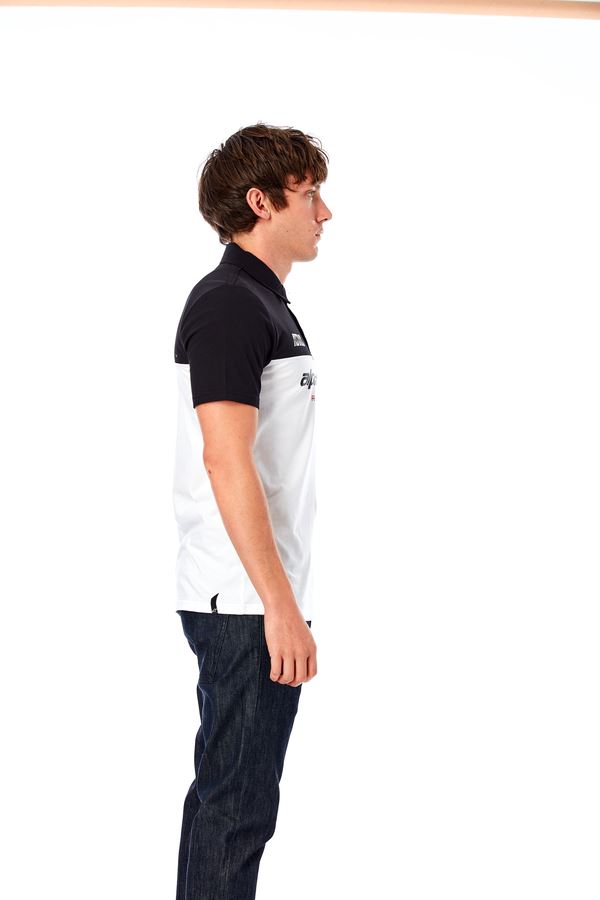 Alpinestars Paddock Polo Shirt Black White