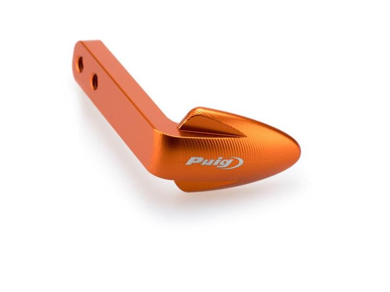 PUIG Brake Lever Guard Coloured Tip Orange Universal 3766T