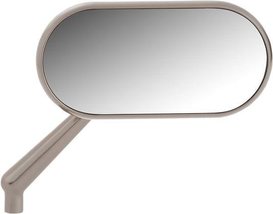 Arlen Ness Oval Mirror Anodized Titanium Aluminum Screw-In Right 13-188