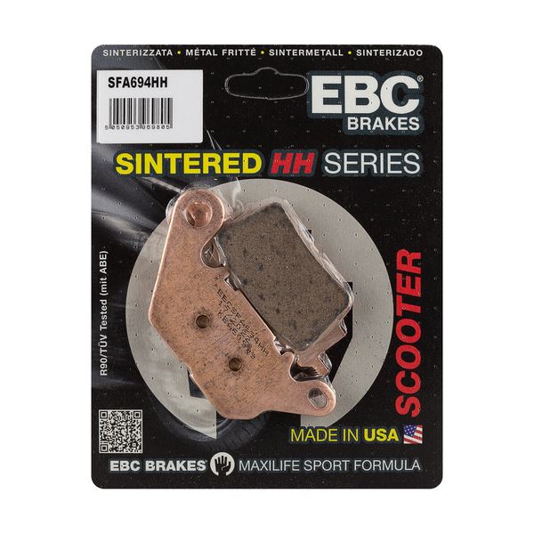Ebc Sindered Scooter Brake Pads For Yamaha LTS 125 C CBS 2015-2024 SFA694HH