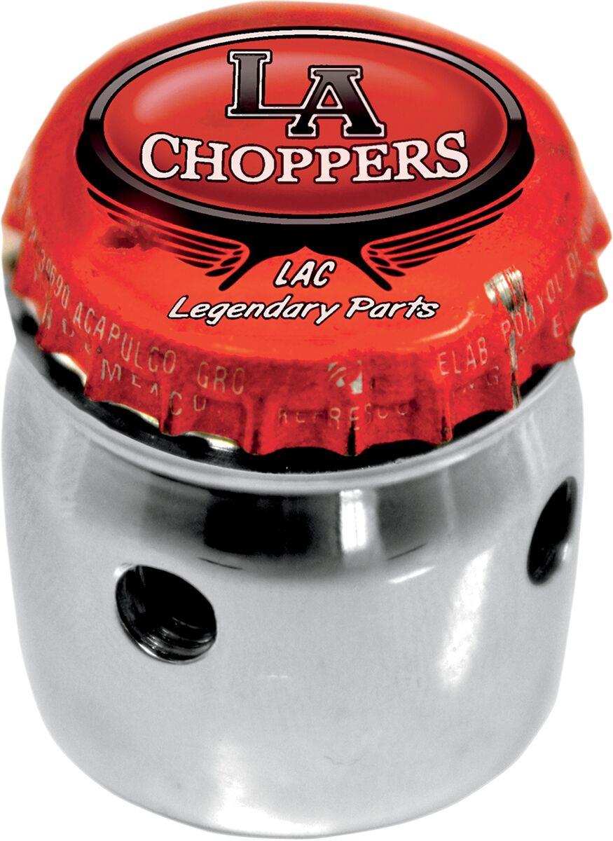 La Choppers Bottle Cap Choke Cable Knob For Harley FLS 1690 1977-2014 LA-7608-01