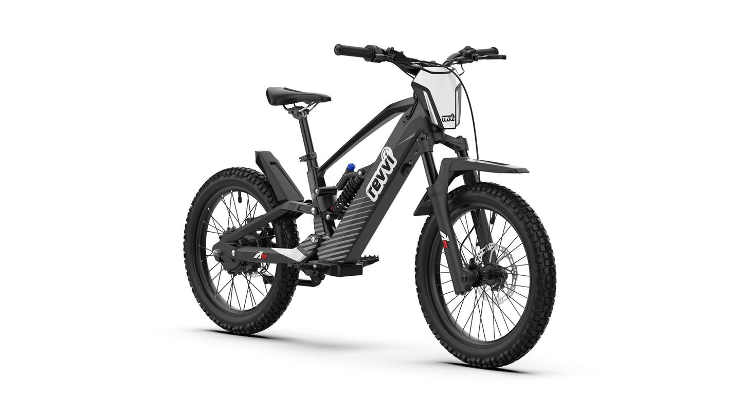 Revvi 20" PLUS Electric Bike - Black