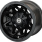 Moose Utility 416X Black 12x8 4/156 4+4 Aluminum Quad UTV Wheel