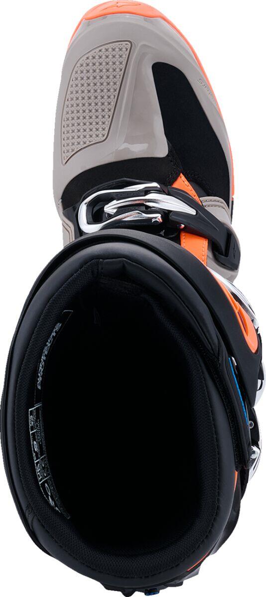 ALPINESTARS Tech 7 Enduro Boots BK/WRM GRY/ORG FL 2025 Model