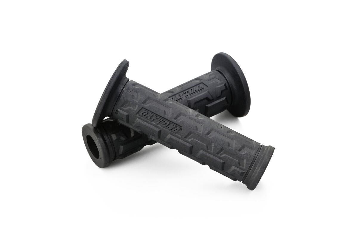 Daytona Grippy Grip GGD-Ground Grips 22.2mm Handlebar Open End Tapered Pair 25180