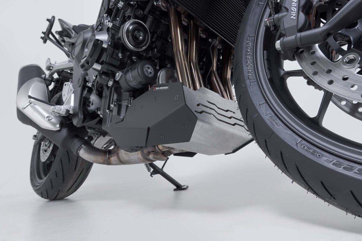 SW-MOTECH Front Spoiler For Honda CB 1000 ABS 2025 Black/Silver MSS.01.211.10000