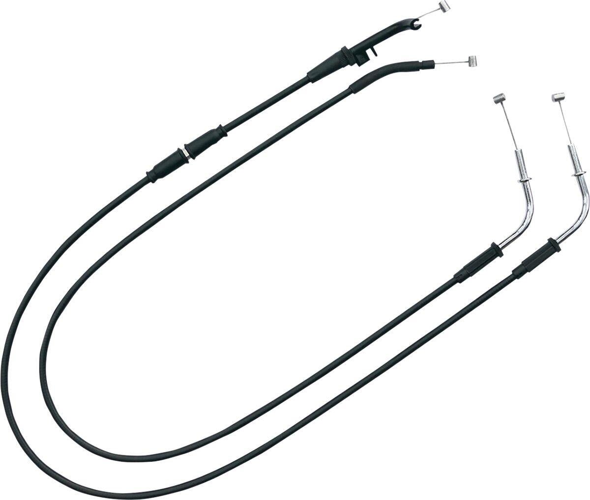 Venhill Throttle Cable For Suzuki M 109 R 2010-2011 Black Set S01-4-146-BK