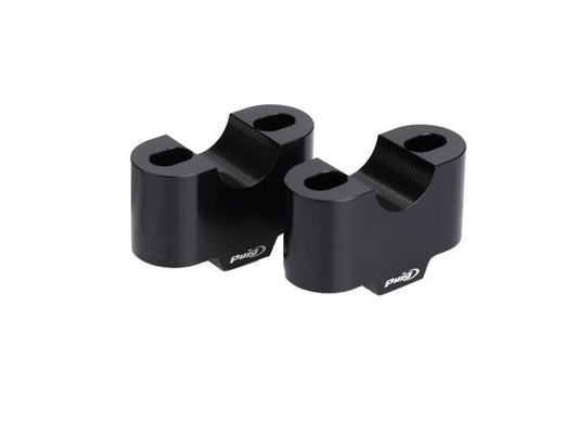 PUIG 20mm Handlebar Risers For 22mm Bars Black for Honda CB750 Hornet 23-25 3672N