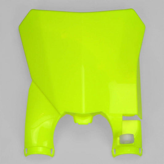 UFO STADIUM FRONT NUMBER PLATE HONDA CRF450R/RX FLUO YELLOW HO04679-DFLU