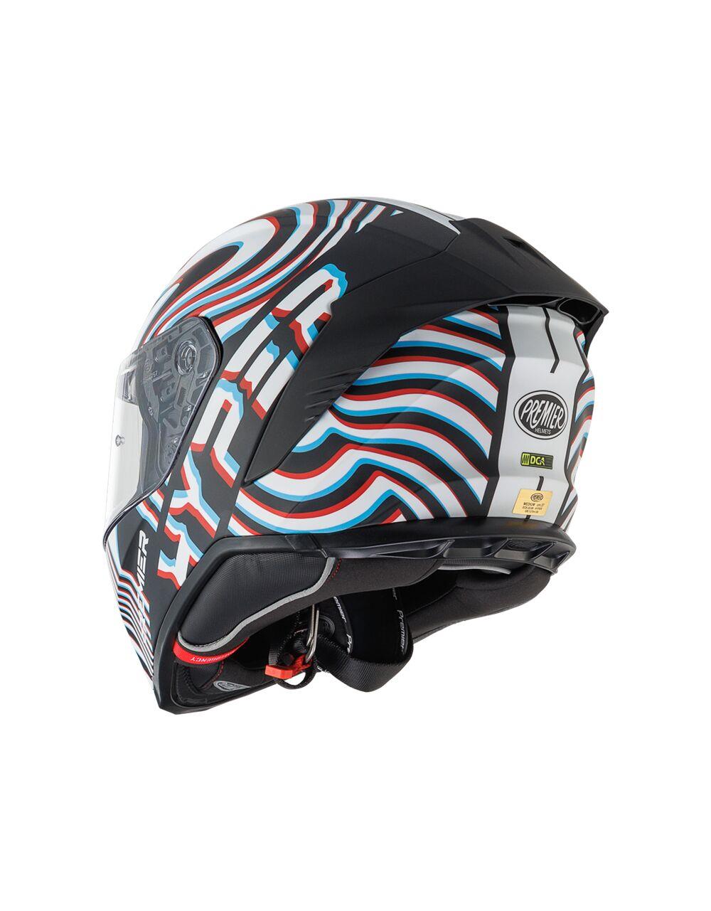 PREMIER HELMETS Hyper White Motorcycle Helmet