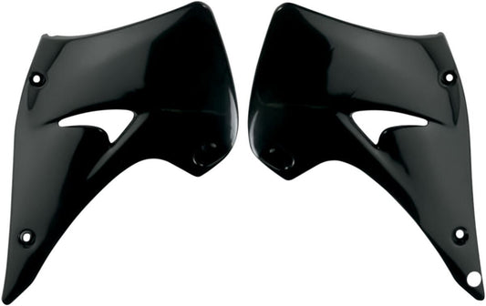 UFO RADIATOR COVERS KAWASAKI KX125/250 BLACK KA03738-001