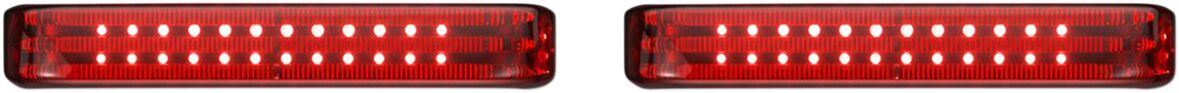Custom Dynamics ProBEAM LED Saddle Bag Lights Harley FLHX 10-13 PB-SB-SS6-CR