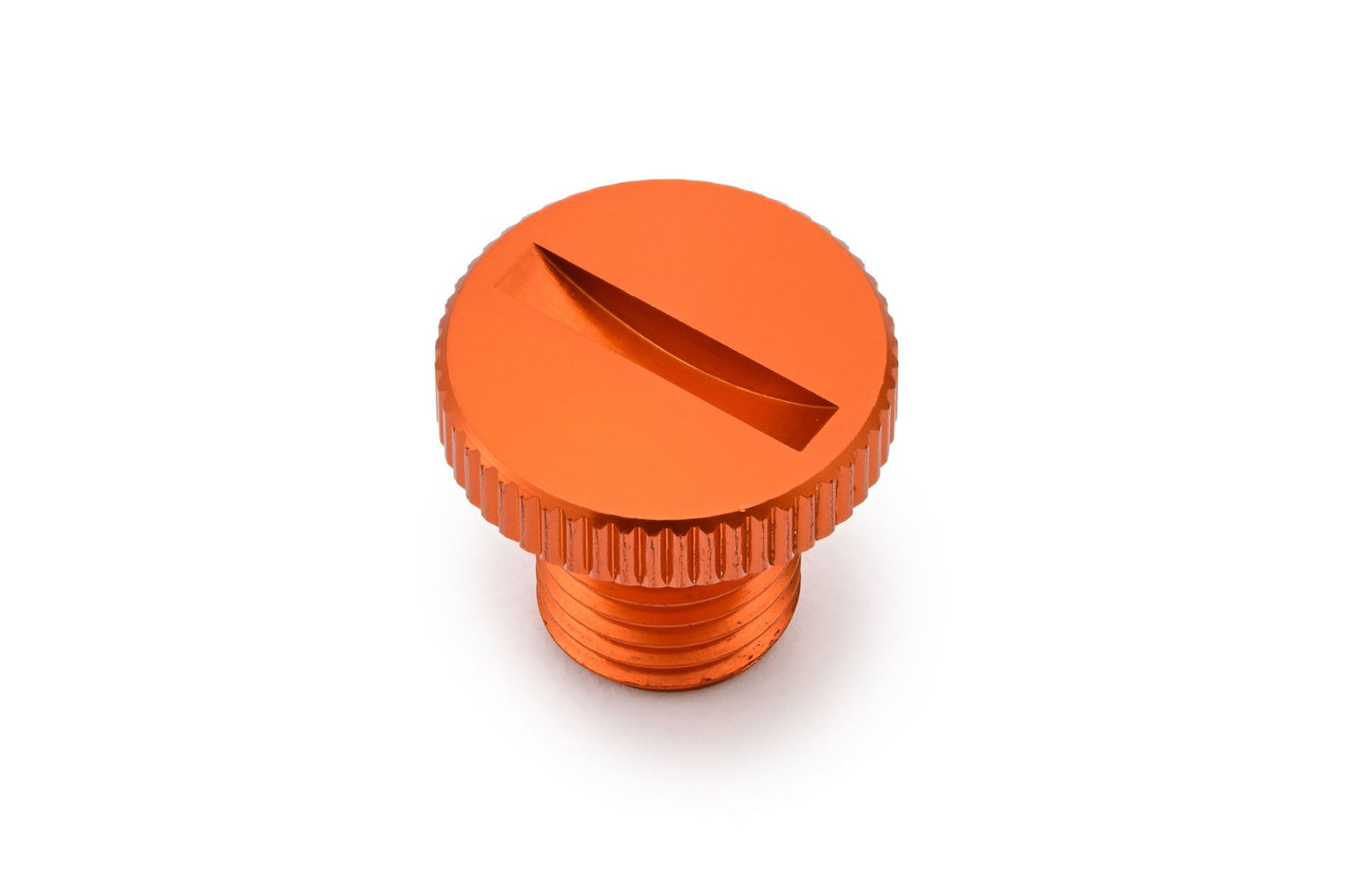 Daytona Mirror Plug Bolt Orange Right M10 x 1.25 CNC Aluminum Threaded Plug 80942