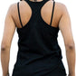 Biltwell Women's Surf Tank Top Black Casual Racerback Polyester