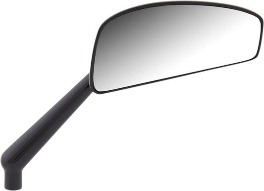 Arlen Ness Tearchop Mirror Black Stainless Steel Screw-In Right 510-006