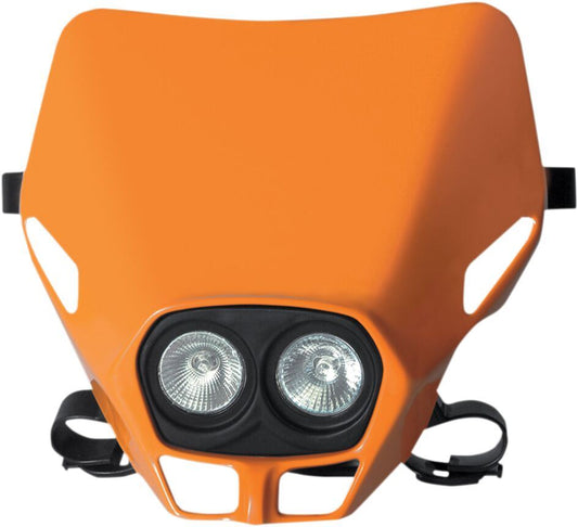 UFO FIRE-FLY TWINS HEADLIGHT (12V/35W) KTM-ORANGE PF01700-127