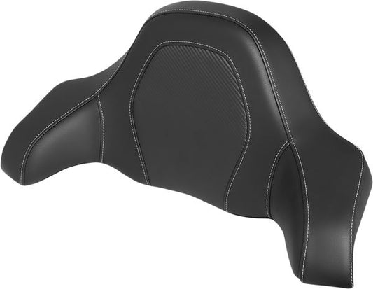 SADDLEMEN Carbon Fiber Touring Backrest Cover Black 90-11884CF