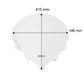 WRS Windscreen For BMW K 1300 S 2005-2016 Clear Each BM117T