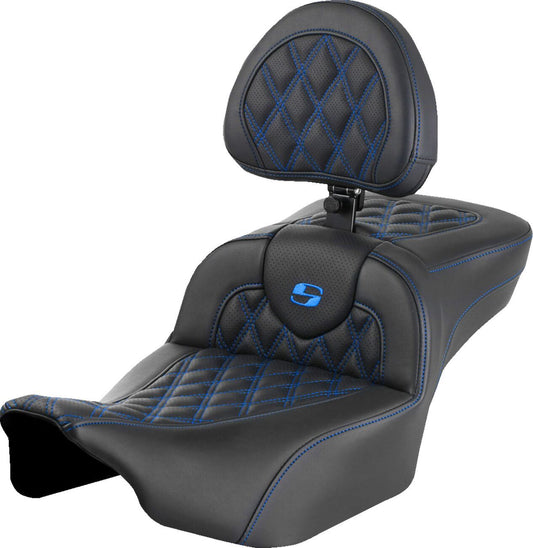 Saddlemen Roadsofa Seat With Headrest For HD FLTRXSE 1977 23-24 823-07-184B1