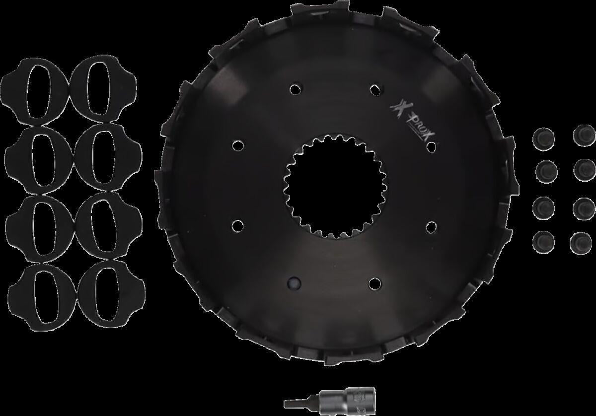 Prox Clutch Basket For Yamaha YZ 250 1993-2024 Black 7075 T-6 Aluminium 17.2393