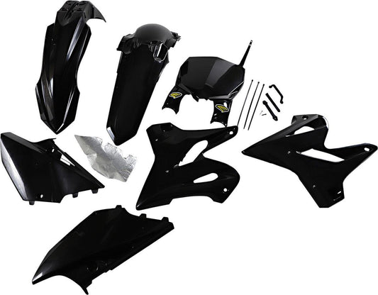 Cycra Powerflow Body Kit For Yamaha YZ 250 X 2015-2024 Black 1CYC-9316-12