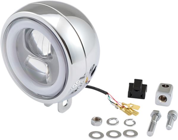 Daytona LED Chrome ECE Approved 12V Driving Light Headlight Capsule 88636