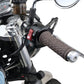 Daytona RING Handlebar Ends CNC Chrome Aluminum Pair 14-19mm Bars 81229