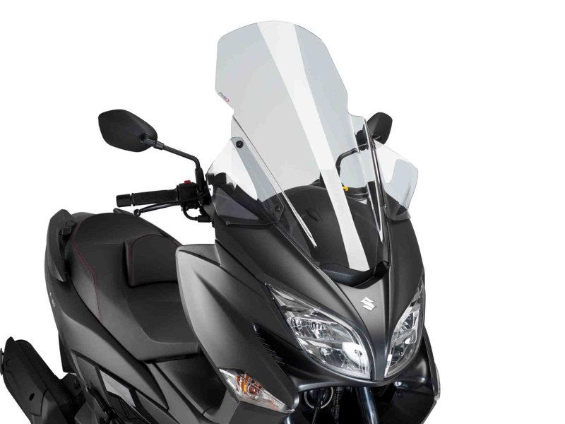 PUIG V-Tech Line Touring Screen Clear for Suzuki Burgman 400 17-25 9973W