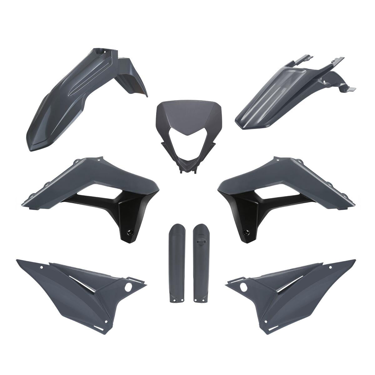 Polisport Body Kit Full For Sherco SE 300 2024-2025 Gray ABS Plastic Kit 91380