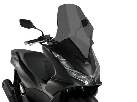PUIG V-Tech Line Touring Screen Dark Smoke for Honda PCX 125 21-24 20637F