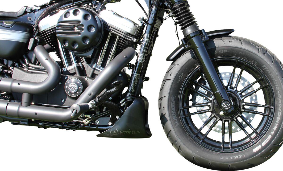 Cult Werk Spoiler Bobber For Harley Davidson XL 1200 X 1986-2022 Black HD-SPO033
