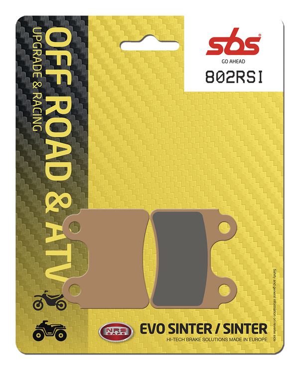 Sbs RSI Offroad Racing Sintered Brake Pads For Beta EVO 300 2000-2019 802RSI