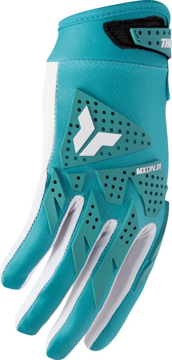 THOR Women's Launchmode XP Gloves Green/Blue
