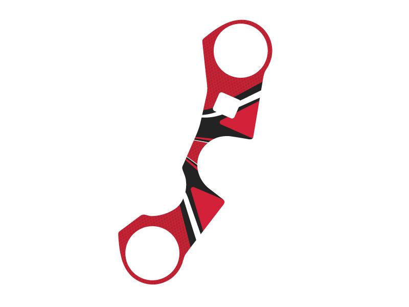 Puig Radikal Yoke Protector Red 21479R