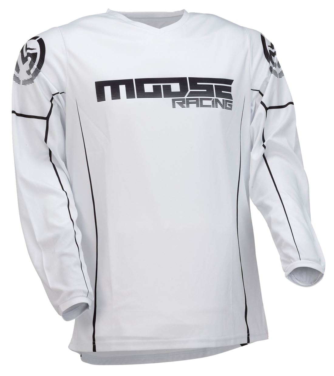 Moose Racing Jersey Qualifier Black/White 24 Model