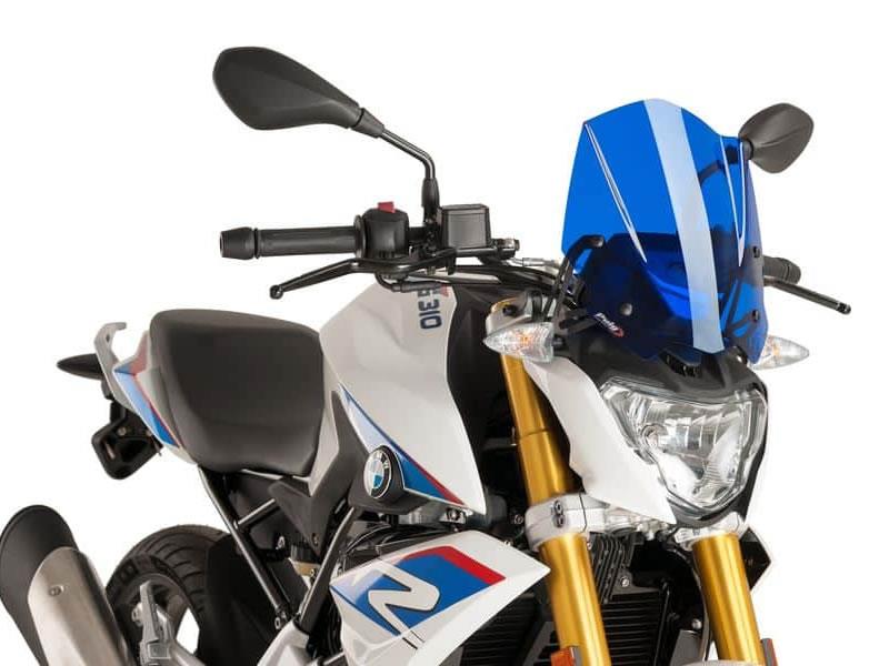 PUIG New Generation Sport Screen Blue for BMW G310 R 16-25 8920A