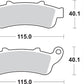 Sbs HS Street Excel Sintered Front Brake Pads For Honda GL 1800 1997-2019 735HS