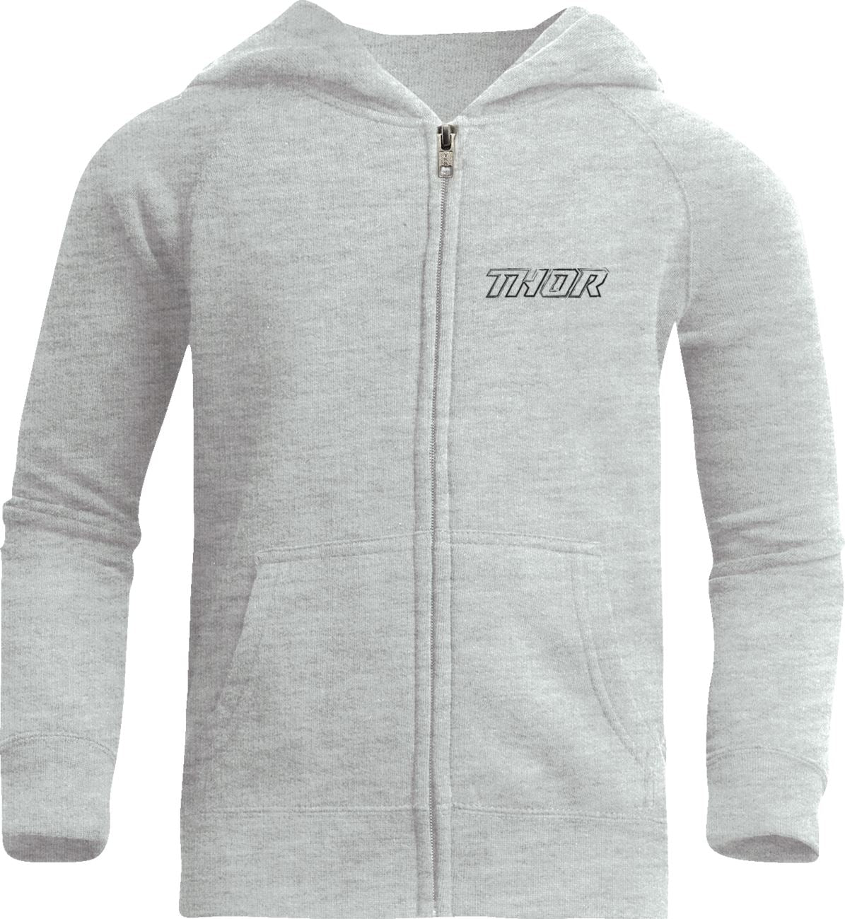 Thor Fleece Youth Zip Aerosol Grey