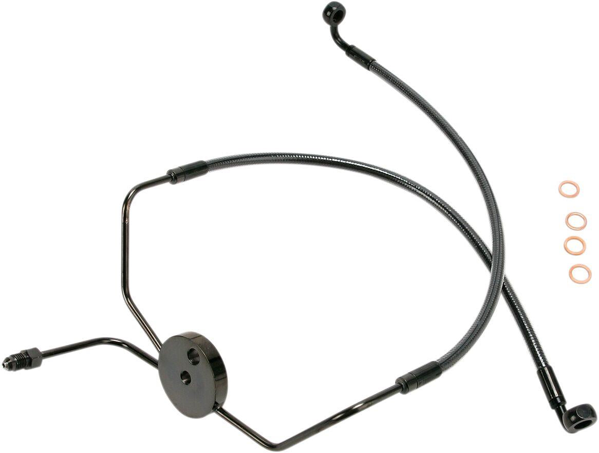 Magnum Shielding Front Lower Brake Line Kit For Harley FLHR 1584 1994-2007 47005