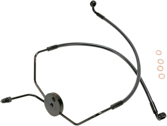 Magnum Shielding Front Lower Brake Line Kit For Harley FLHR 1584 1994-2007 47005