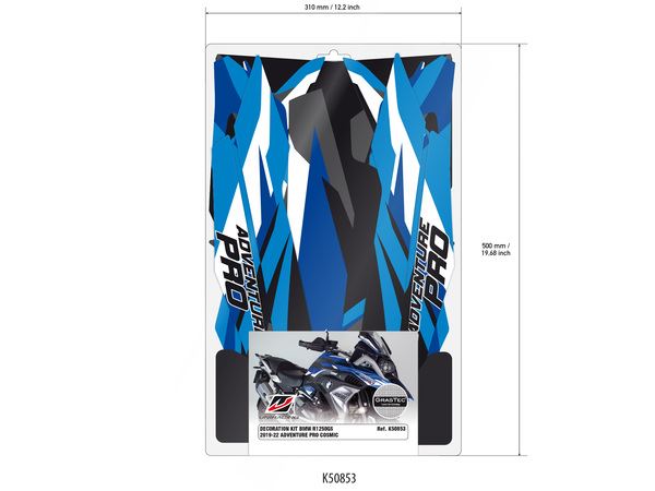 UNIRACING Decal Kit R1250GS Adventure BLUE K50853