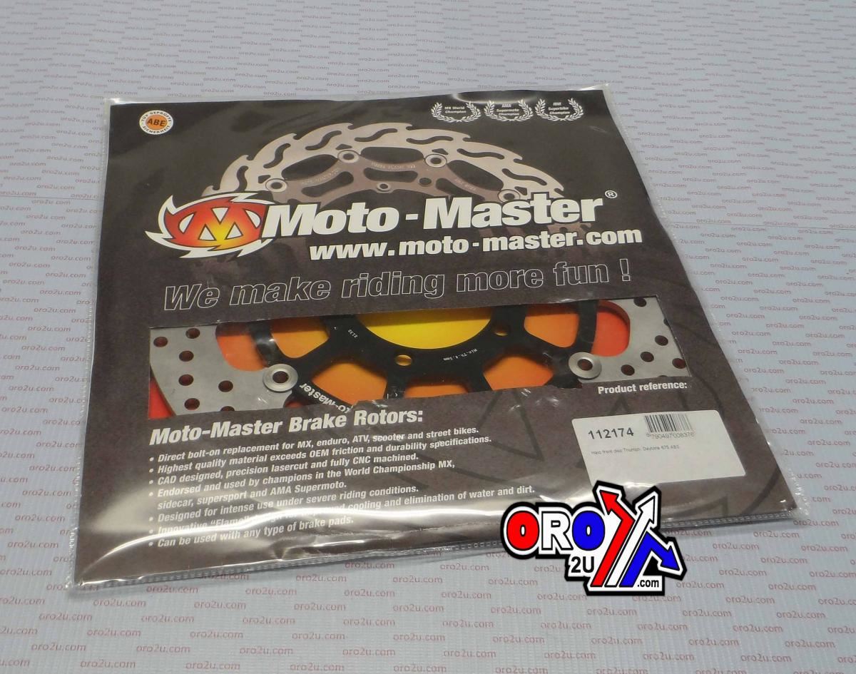 DISC BRAKE FRONT HALO TRIUMPH, MOTO-MASTER. DAYTONA, 112174, ROAD, MC, 675 ABS