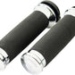 La Choppers County Line Grips For Harley FLFBS 1868 2007-2024 Chrome LA-7493-00