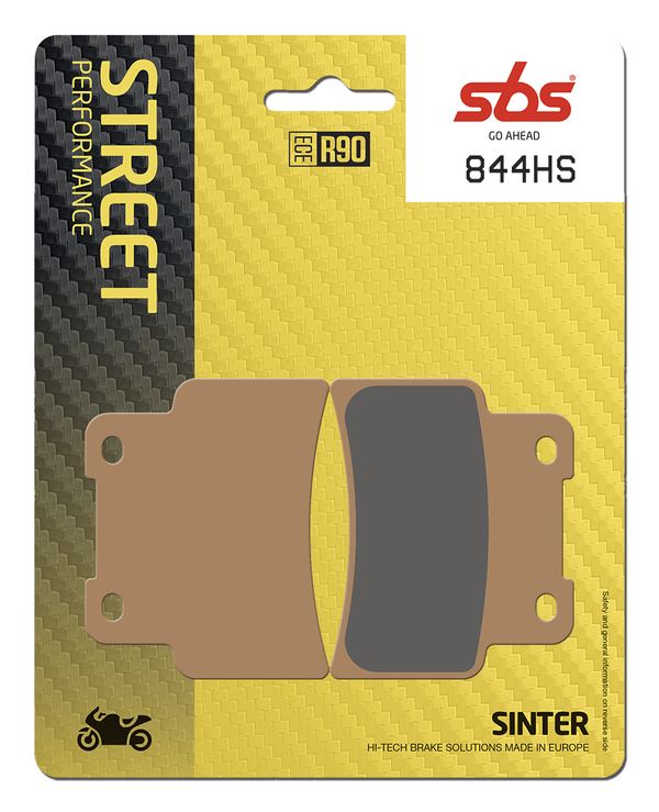 Sbs HS Street Excel Sintered Front Brake Pads For Aprilia SL 900 2006-2024 844HS