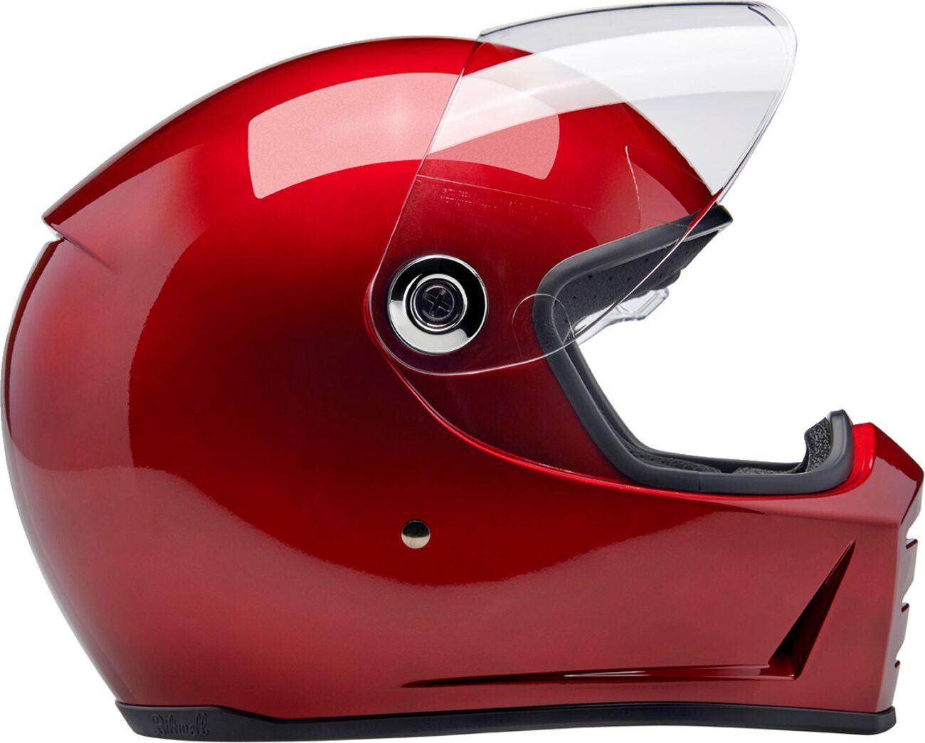 BILTWELL Lane Splitter Red Motorcycle Helmet