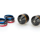 Puig Short Bar End Weights With Coloured Rim Black 21798N