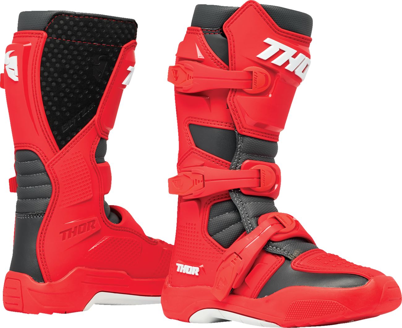 THOR Youth Blitz XR Boots Red